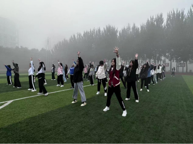 《中国青年网》报道开云：推进“五育并举”开展阳光晨跑活动